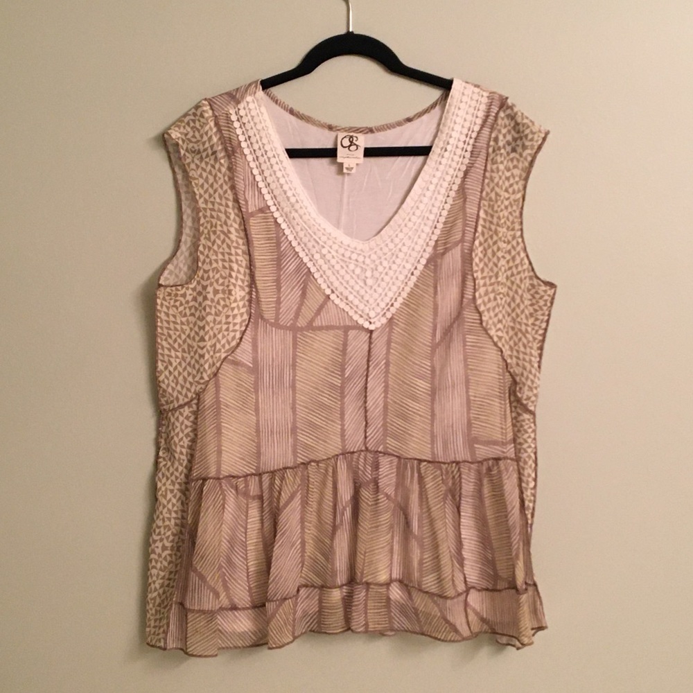 One September (Anthropologie) Top Sz L